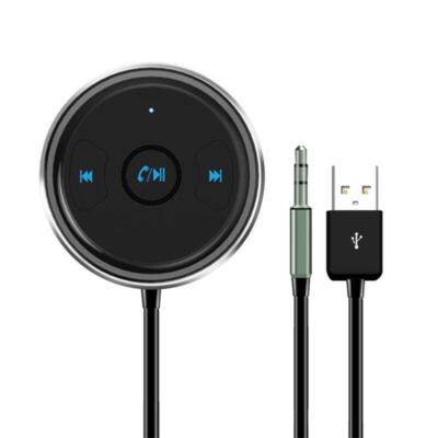 Support Siri Android AUX Bluetooth Adapter Hands Free Car Kit