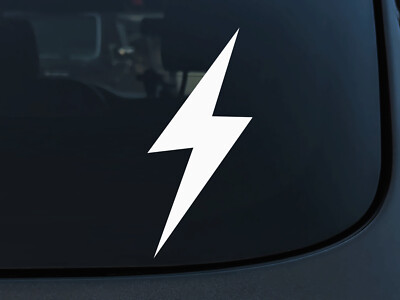 LIGHTNING BOLT Car Vinyl Decal Fast Speed Racing Sticker Tumbler Water Bottle