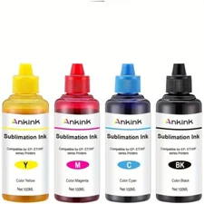 Sublimation Ink Bottles Refill 13.5 fl oz for Eps Ecotank ET-2800 ET-2803...