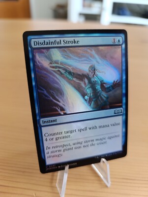 MTG Magic The Gathering Disdainful Stroke FOIL Wilds Of Eldraine WOE U 0047