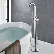 Freistehende Armatur Bodenstehender Wannenarmatur Stehend Handbrause Badewanne