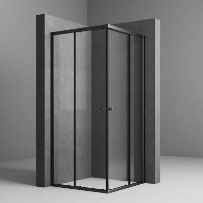 Duschkabine 90x75 90x90 Schiebetür Duschabtrennung Eckeinstieg Dusche Duschwand