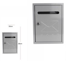 Cassetta Della Posta Postale Box Lettere In Metallo Da Esterno Bianca dfh