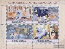 Timbres Guinée-bissau 2010 Mi 4890-4893 Feuille miniature neuf avec gomme origin