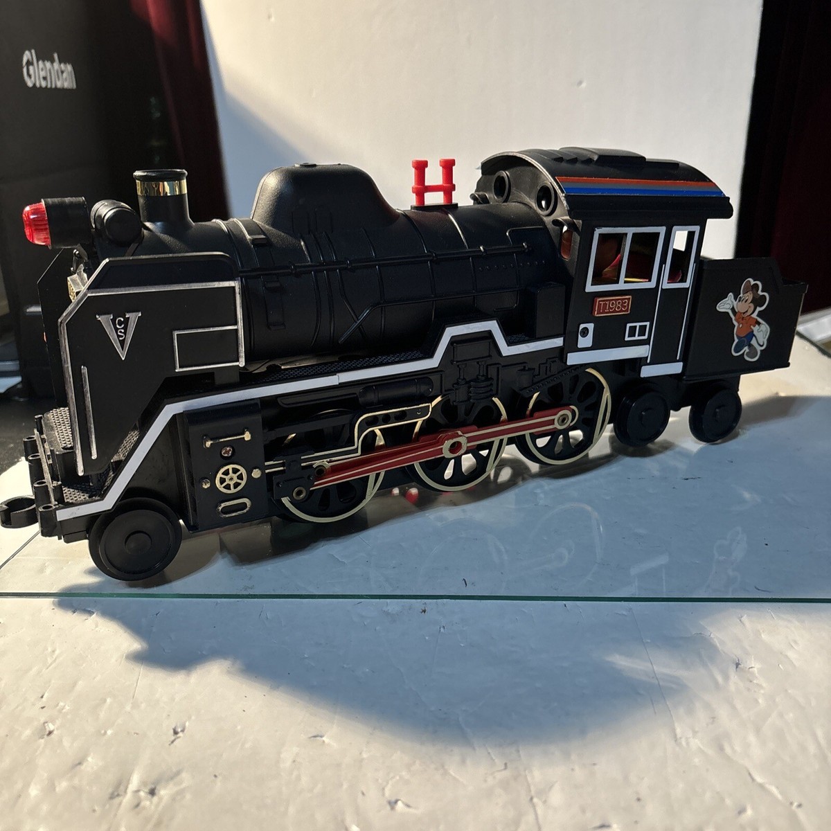 1983 Steam Train Whistle 14” Vintage. Battery Operated, Broken
