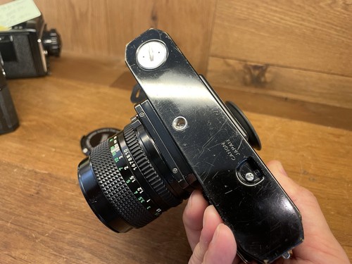 *Rare 1980 Lake Placid Olympic Model : Near Mint* Canon F-1 Film Camera w/ Lens - Picture 11 of 24