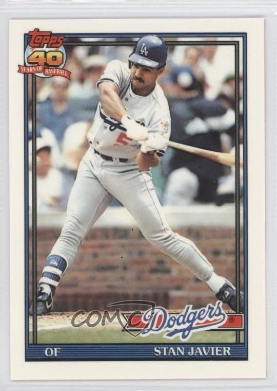 1991 Topps Factory Set Collector's Edition (Tiffany) Stan Javier #61 1g9