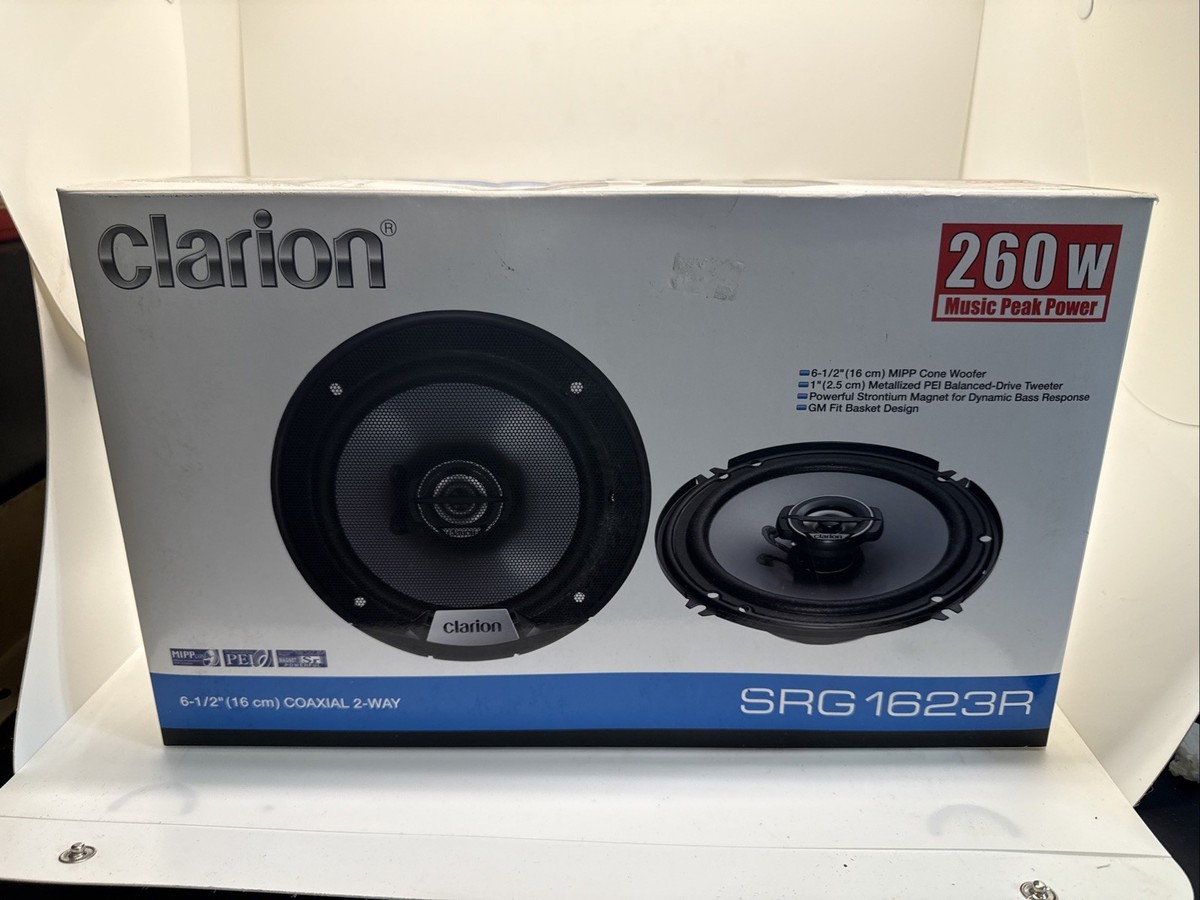 Clarion 260W 6-1/2” MIPP Cone Woofer SRG 1623R 6-1/2” (16 cm