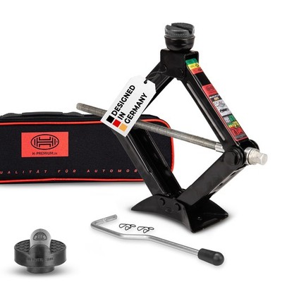 HEYNER  Premium Scherenwagenheber runder Sattel + Audi Gummiauflage