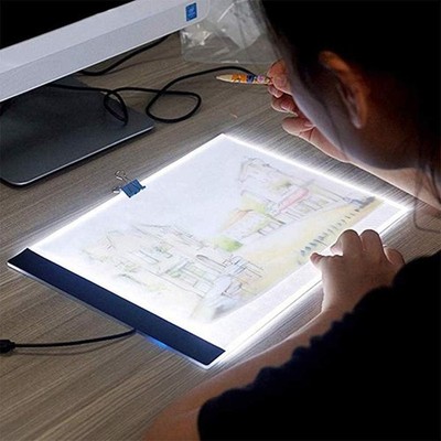 Huacan LED Light Pad Ultrathin 3-Level Dimmable USB Rechargeable for Diamond Art
