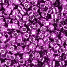 Miyuki Delica Seed Beads Size 11/0 Galvanized Fuchsia 7.2 Gram Tube DB0431