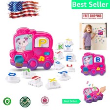 LeapFrog Fridge Phonics Magnetic Letter Set, Pink - Fun Early Learning for Kids