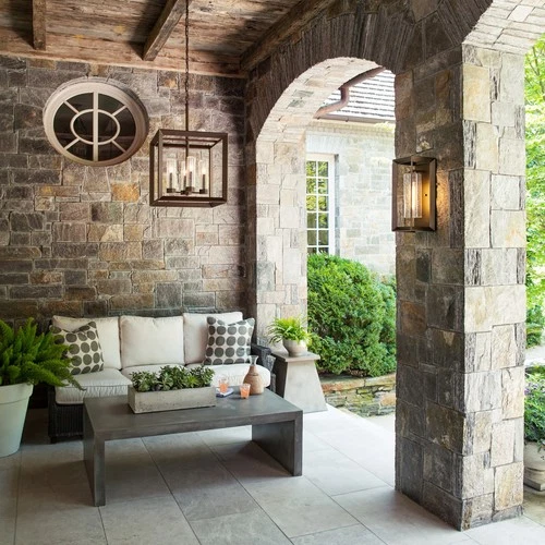 Hinkley Lighting 29302 Rhodes 17" Tall Open Air Outdoor Wall - Brushed Graphite - Picture 5 of 8