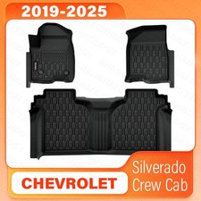 Floor Mats For 2019-2026 Chevy Silverado Gmc Sierra 1500 2500hd 3500hd Crew Cab Floor Mats For 2019-2026 Chevy Silverado Gmc Sierra 1500 2500hd 3500hd Crew Cab