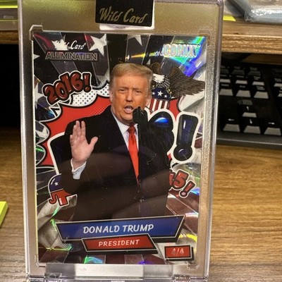 Donald Trump 2016 Wild Card Alumination Comix #4/4
