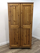 WARDROBE Ducal Bellamy 2 Door Shelf Hanging Rail Bun Feet FREE DELIVERY