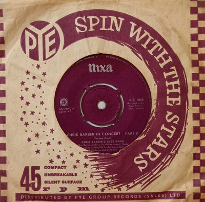 Chris Barber's Jazz Band - Chris Barber In Concert Teil 2 Vinyl 7'' Single. NJE 1040