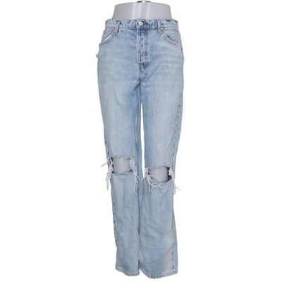 Mikuta, Jeans, Größe: 28, Blau, Baumwolle, Einfarbig, Denim, Damen #1pC