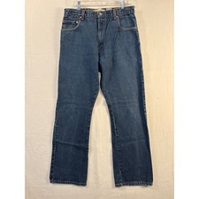 Levi's 517 Boot Cut Jeans Mens W36 L32 Blue Denim Boot Cut 1666