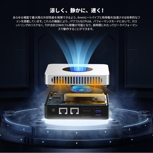 Mini PC 12th Generation Intel Alder Lake N100 Windows11 CHUWI LarkBox *4 /HDMI Q - 第 6/8 張圖片