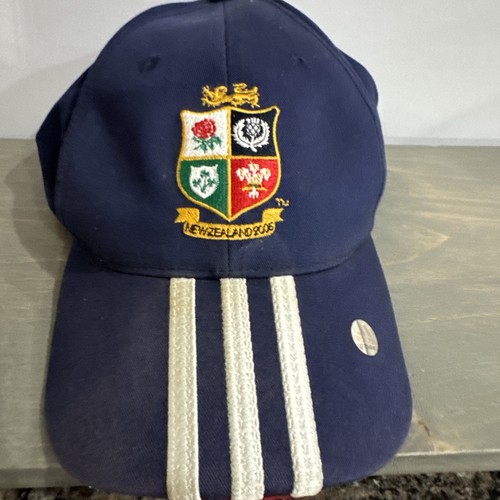 British And Irish Lions New Zealand 2006 Addidas Adjustable Blue Stripe Cap Hat
