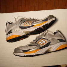 Vintage 2006 New Balance 692 Made in USA Mens 11.5 D Silver Orange Running M692N