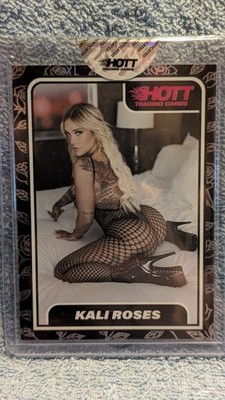 HOTT Trading Cards #5 - Kali Roses Black/Silver Roses /50  Rare Chase  PSA  