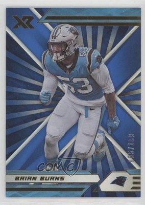 2021 Panini XR Blue 5/199 Brian Burns #15 00em