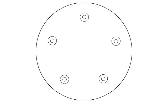 Tapacubos originales Ford YS4Z-1130-BC Foto 2 de 3