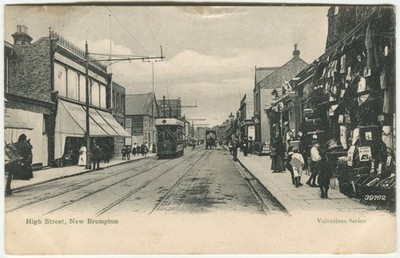 HIGH STREET, NEW BROMPTON - Kent Postkarte