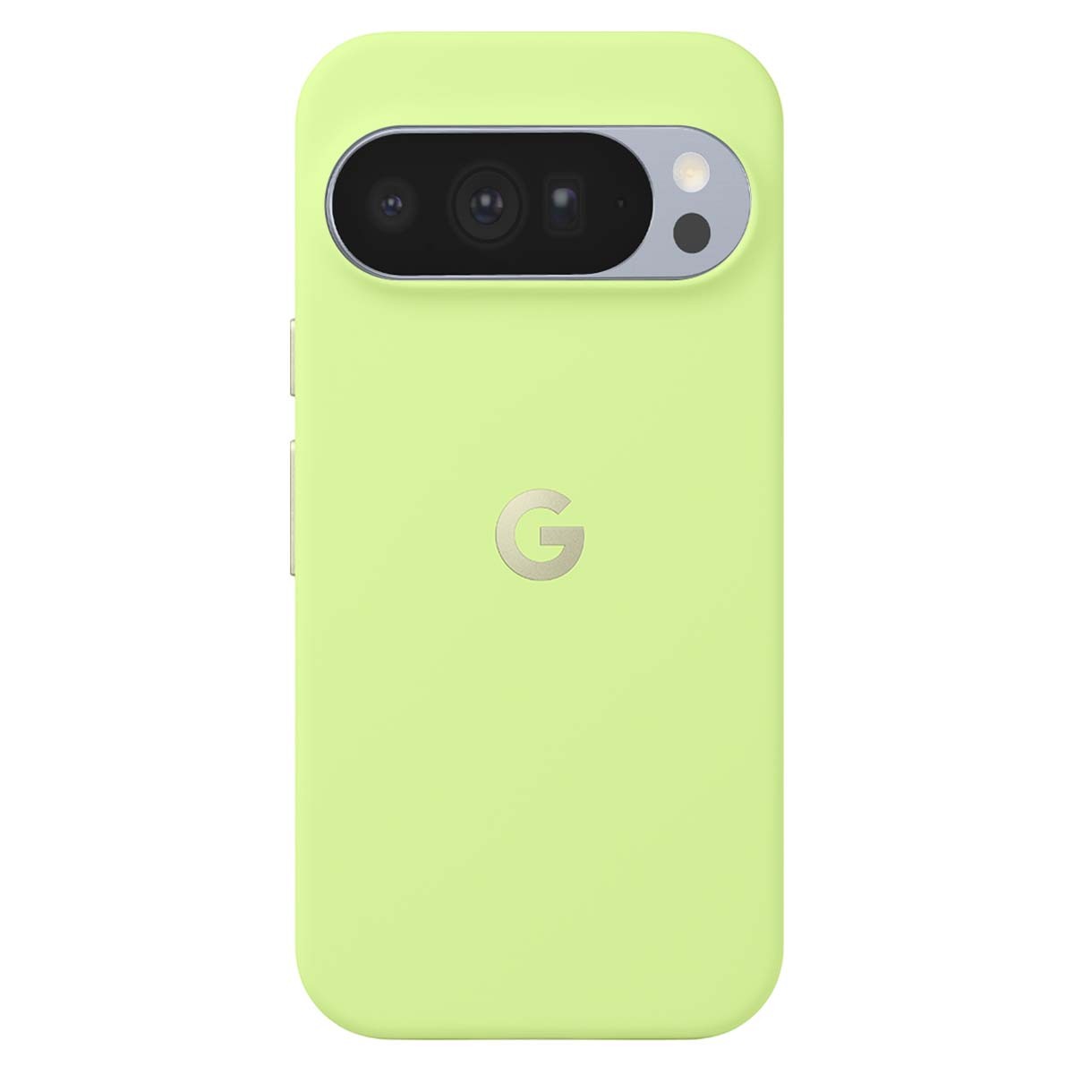 Coque silicone souple Pixel 10 ajustement premium vert citron