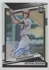 2022 Elite Extra Edition Prime Numbers A Signatures /185 Peyton Graham Auto tj1