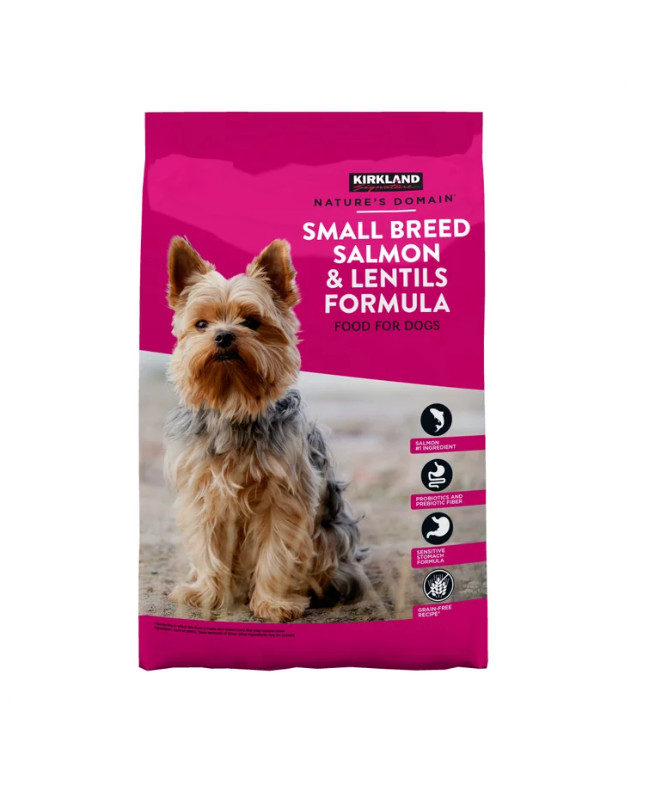 Kirkland Signature Nature's Domain Small Breed Salmon & Lentil Dog Food, 20 lbs
