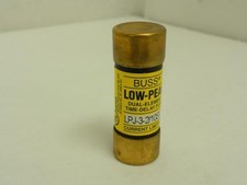208215 New-No Box; Bussmann LPJ-3-2/10SP Low-Peak Fuse; Time Delay; 3-2/10A