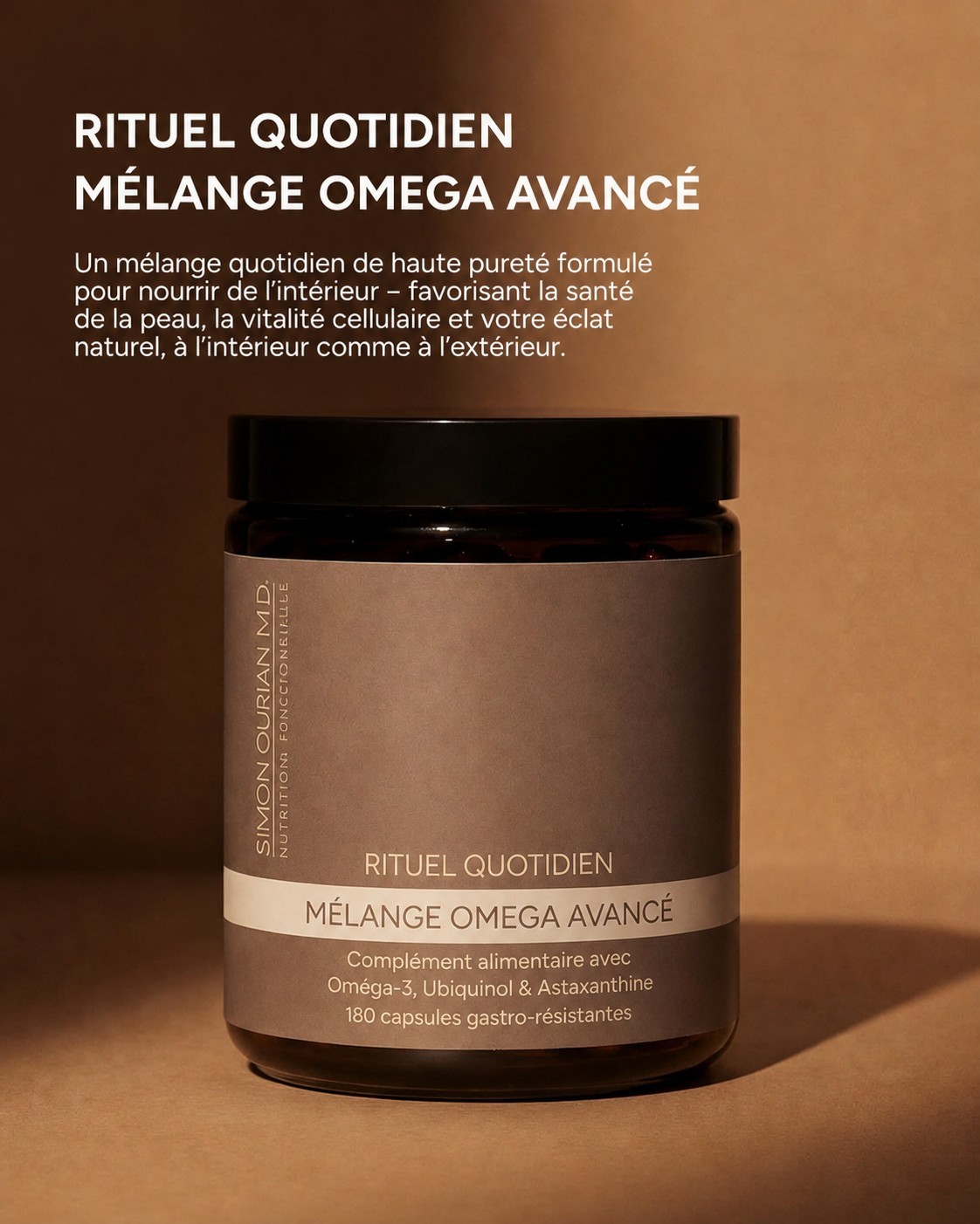 Oméga-3 Ubiquinol Astaxanthine cure 3 mois longévité - 2