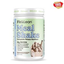 Meal Shake, Fat Burning Meal Replacement, Protein, Fiber, Probiotics, Chocola...