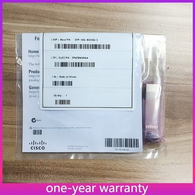 Cisco SFP-10G-BX40U-I10G BASE-BX-U BiDi SFP+ 1330nm-TX/1270nm-RX 40km LC SMF IND