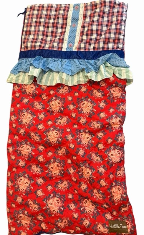 MATILDA JANE Bed Of Roses Floral Ruffle Sleeping Bag EUC! 
