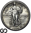 1920-D Standing Liberty Quarter, Full Head, Sharp Solid Gem BU++ Better Date!