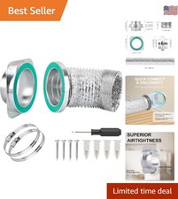 Magnetic Dryer Vent Coupling DV180 Dryer Vent Hose Magnetic Connector Kit-Qui...