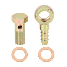 10mm Diameter Banjo Hose Barb Bolt Fittings Banjo Bolt Washer Kit for Motorcycle