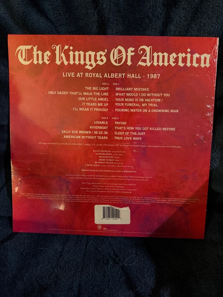 Elvis Costello - The Kings of America, 2x Vinyl, Live 1987, RSD, Sealed, New - Image 3 of 3