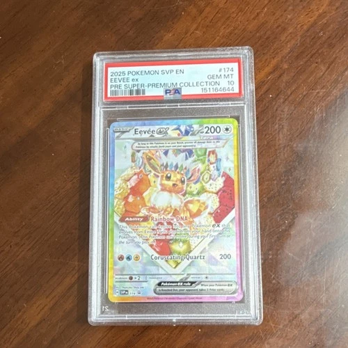 Pokémon Eevee ex #174 Scarlet & Violet Promo Holo EX PSA 10 GEM MT 2025