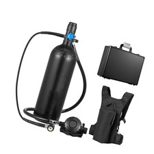 Uimoso Mini-Tauchflasche 2 L Tragbar mit Rucksacktasche für 30-35 Min Tauchen