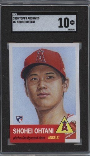 2018 Topps Living #7 Shohei Ohtani SGC 10 GEM MINT RC Labeled Wrong 
