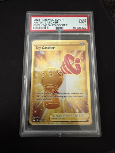 Toy Catcher graded PSA 9 for sale on eBay