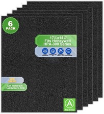 Activated Carbon Filter Precut for HPA300 Prefilter Compatible with Honeywell