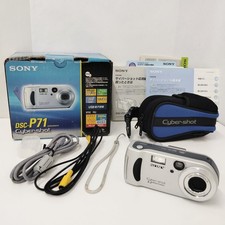 8 000023 SONY Cyber shot DSC P71 Sony Cyber shot Digital Still Camera From Japan