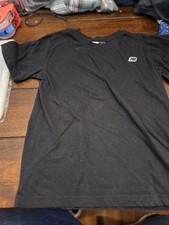 102 New Balance Men s black Logo Crew Neck Short Sleeve Cotton Knit T-Shirt SM