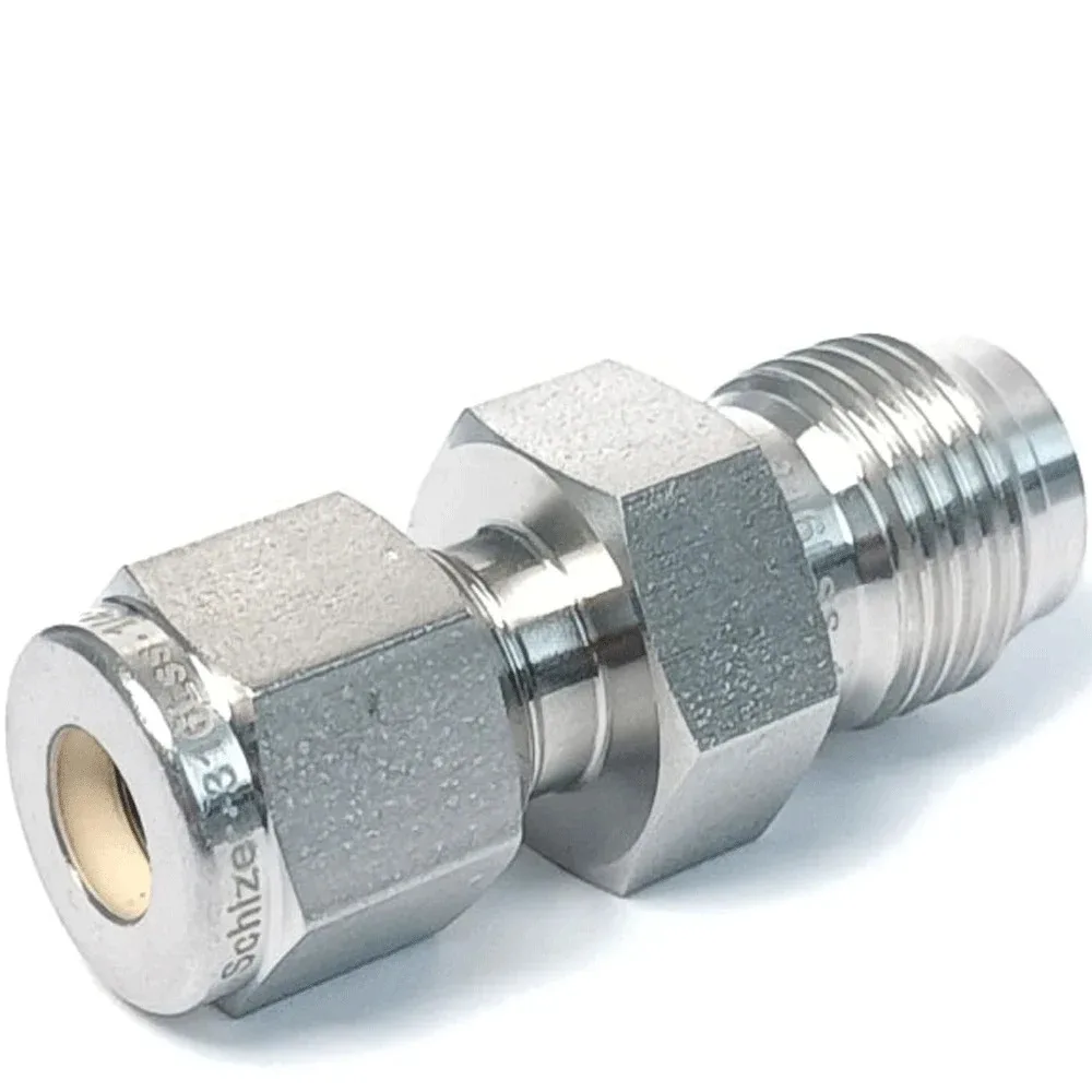 1/8"" 1/4"" 1/2"" VCR Male to 3 6 8Mm 1/8"" 1/4"" 3/8"" 1/2"" Tube Double Ferrule Compr